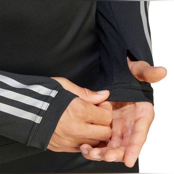 Adidas Men Tiro 23 C Winter-rized Gimo Shirts Run Black Casual Top Jersey size S - Picture 7 of 9